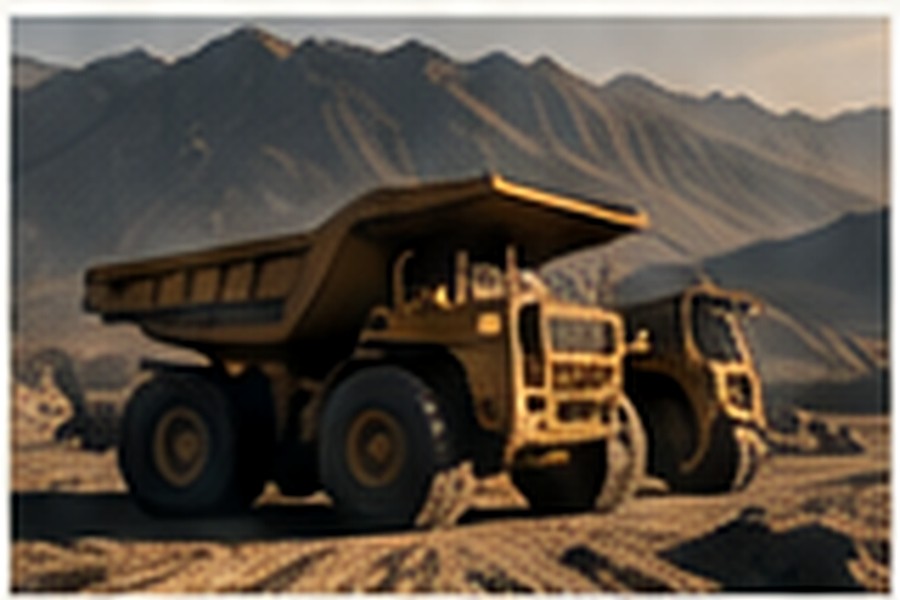 Heavy industrial haul truck